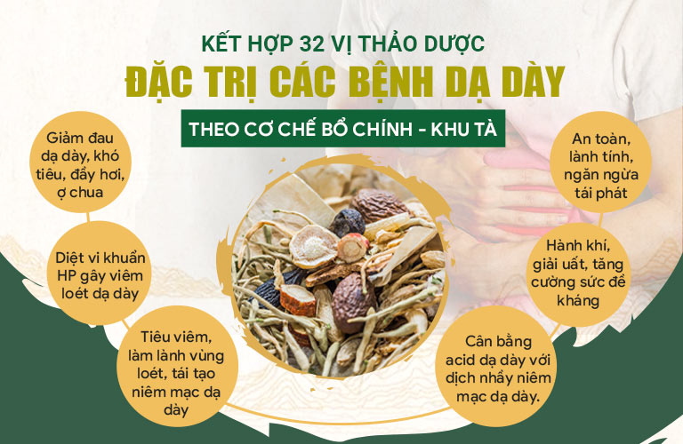 Bình Vị Thần Hiệu Thang điều trị hiệu quả viêm loét dạ dày nhờ kết hợp dược liệu phù hoàn hảo