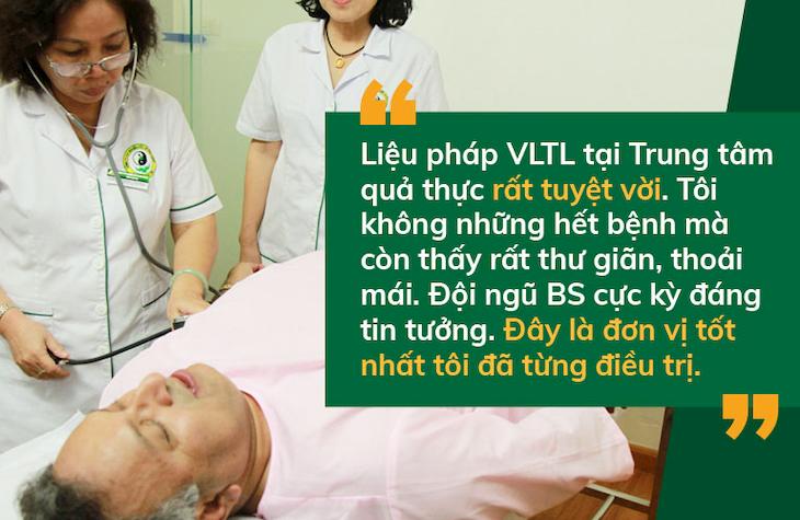 Tiến sĩ Alok đánh giá về chất lương khám chữa bệnh tại Trung tâm Ứng dụng Đông phương Y pháp