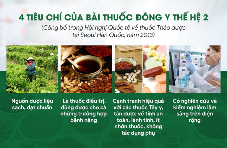 Sơ can Bình vị tán 2 có đầy đủ 4 tiêu chí trên