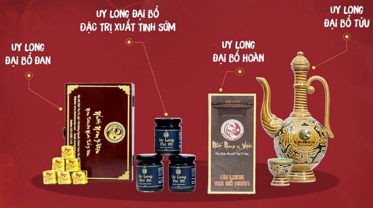 Uy Long Đại Bổ chữa rối loạn cương dương