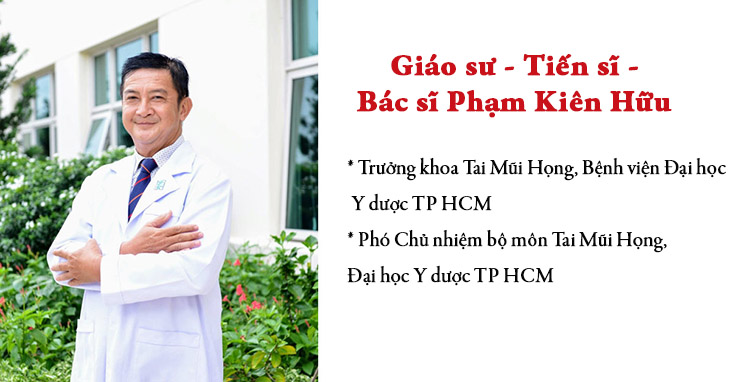 Bác sĩ Phạm Kiên Hữu từng giữ nhiều chức vụ quan trọng trong ngành Tai mũi họng Việt Nam