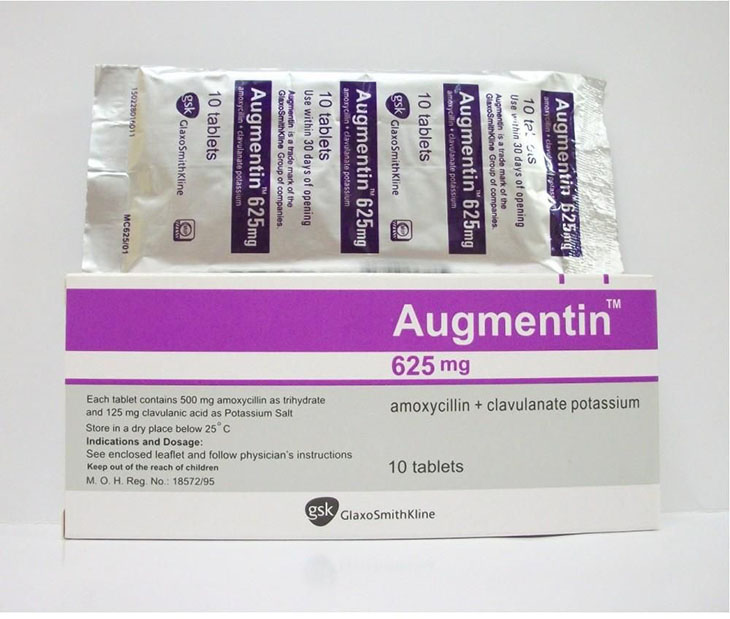 Thuốc Augmentin 1g điều trị viêm xoang