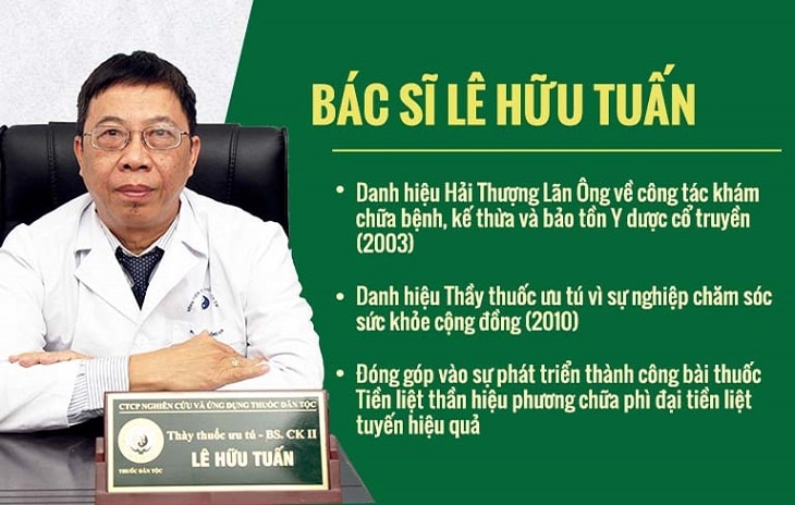 Lương y Lê Hữu Tuấn chữa bệnh liệt dương 