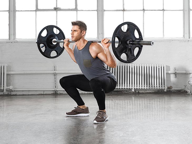 Cách chữa xuất tinh sớm từ bài tập nâng ta squat