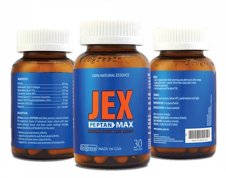 Jex Max là thuốc chữa thoái hóa cột sống bổ sung nhiều tinh chất quý