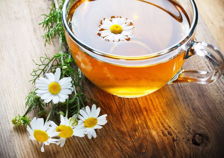 Uống trà hoa cúc giải tỏa căng thẳng, giảm chứng khó ngủ âu lo