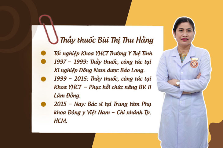Quá trình học tập và công tác của Lương y Bùi Thị Thu Hằng