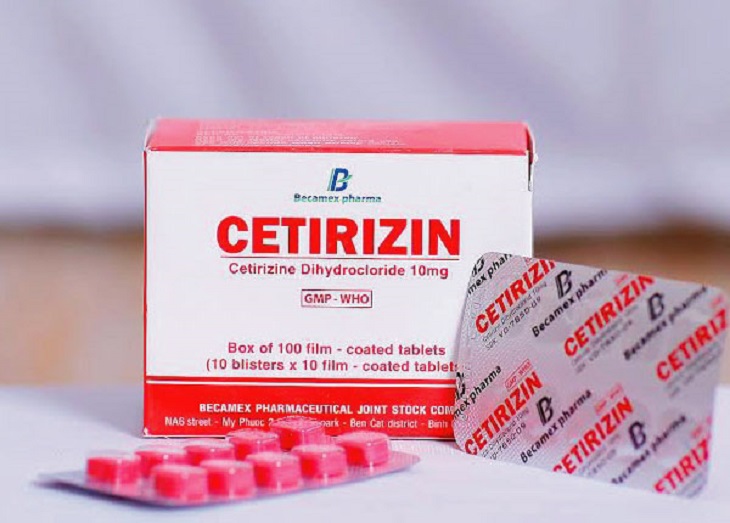 Cetirizin Là một trong các sản phẩm thuộc nhóm kháng Histamin