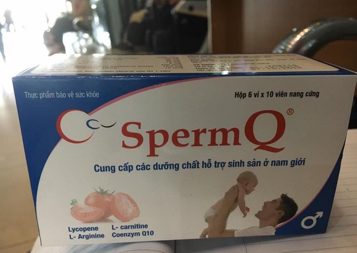 SpermQ có chứa các chất tốt cho sự phát triển của tinh trùng