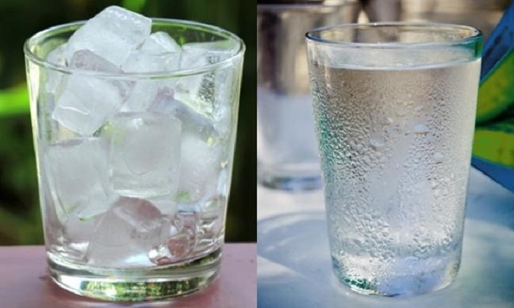 Nước đá, nước lạnh là tác nhân gây viêm họng ở trẻ