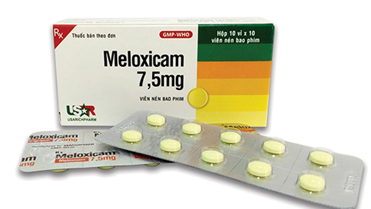 Meloxicam thuộc nhóm thuốc giảm đau, kháng viêm không chứa steroid (NSAID)