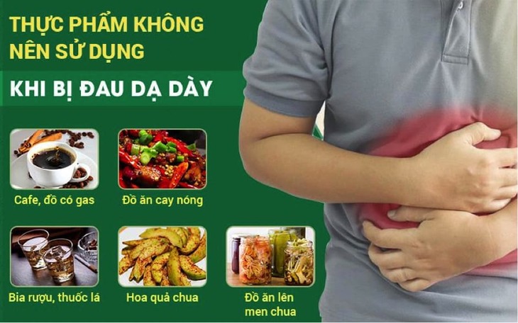 Đau dạ dày cần tránh món gì?