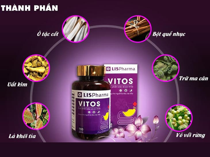 Thành phần tạo nên viên uống thảo dược Vitos