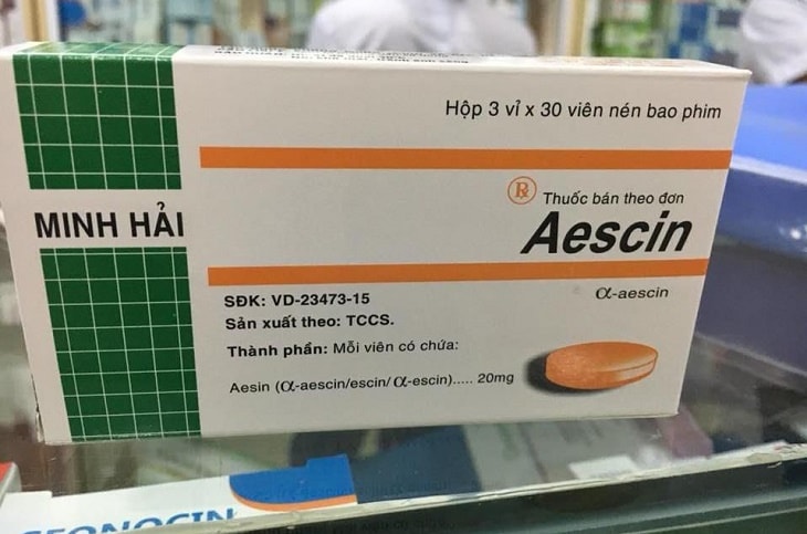 Aescin Minh Hải thuộc nhóm thuốc điều trị tĩnh mạch