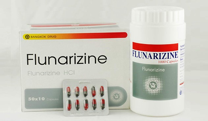 Thuốc trị rối loạn tiền đình Flunarizine giảm đau đầu, hoa mắt