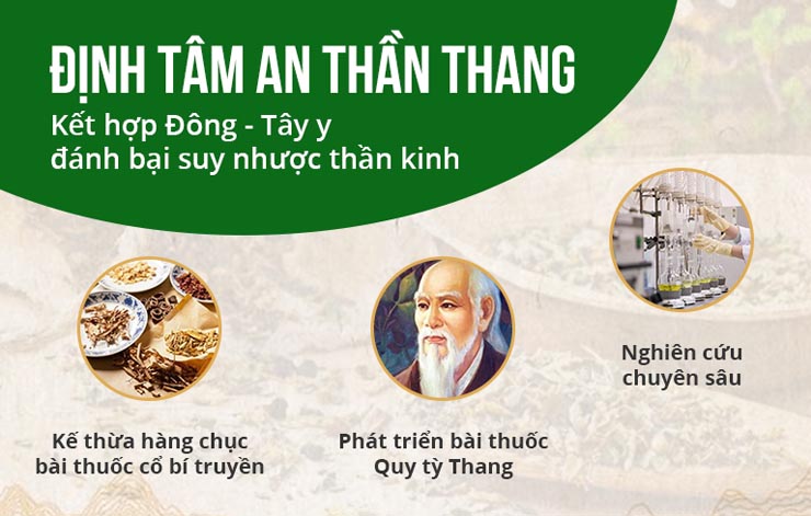 Định tâm An thần thang kết hợp tinh hoa YHCT và nghiên cứu hiện đại