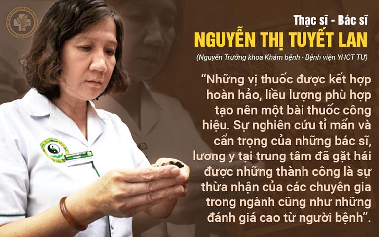 Bác sĩ Nguyễn Thị Tuyết Lan nhận xét về bài thuốc