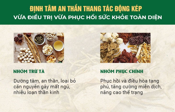 Bài thuốc Định tâm An thần thang điều trị dứt điểm đau đầu rụng tóc