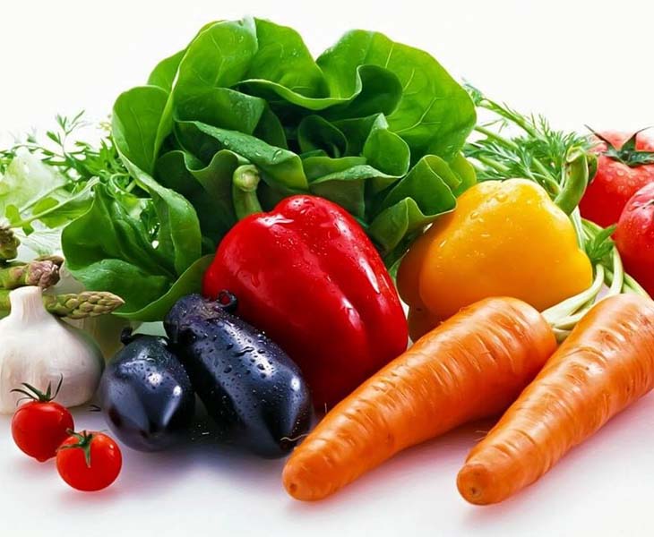 Rau xanh và củ quả là những thực phẩm cần thiết cho việc giảm cân