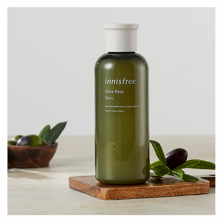 Dưỡng ẩm sâu với Innisfree Olive Real Skin