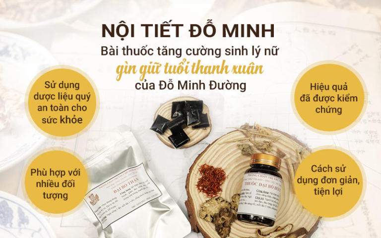 Ưu điểm của bài thuốc Nội tiết Đỗ Minh