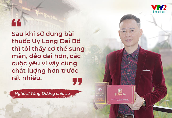 Nghệ sĩ Tùng Dương chia sẻ bài thuốc giúp nâng tầm sung mãn