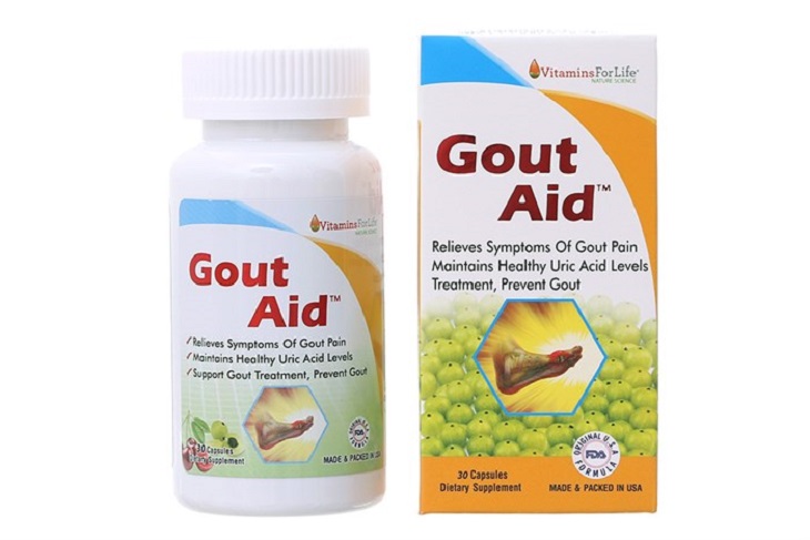 Gout Aid là sản phẩm được nghiên cứu, sản xuất tại Mỹ, giúp ngăn ngừa hình thành bệnh gout và giảm đau do gout gây ra