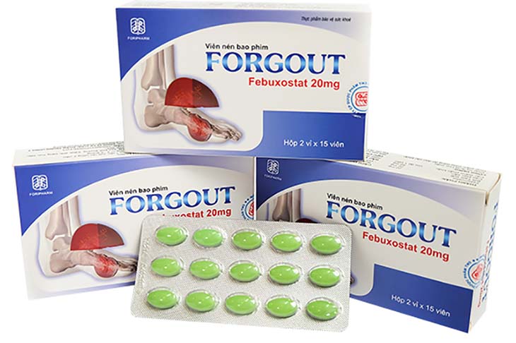 Forgout là một trong những thực phẩm chức năng được sử dụng cho người bị bệnh gout