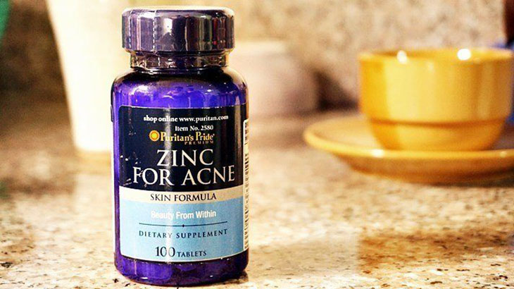 Thuốc trị mụn nội tiết tố Zinc for Acne Puritan’s Pride