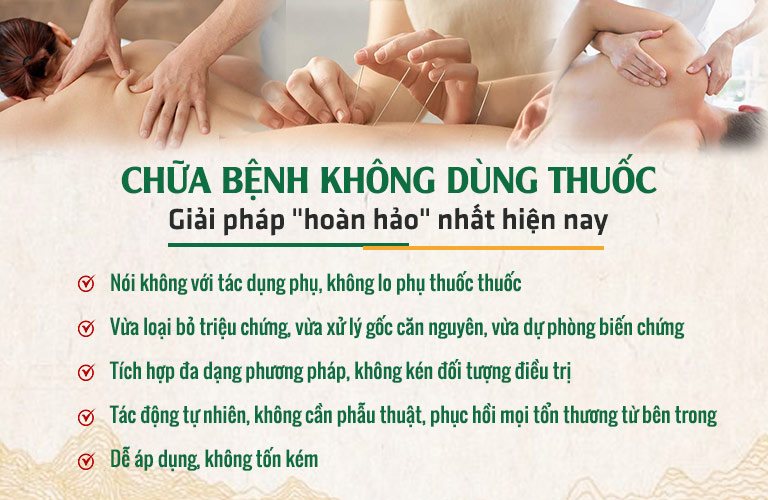 Chữa bệnh không dùng thuốc và những ưu điểm nổi bật