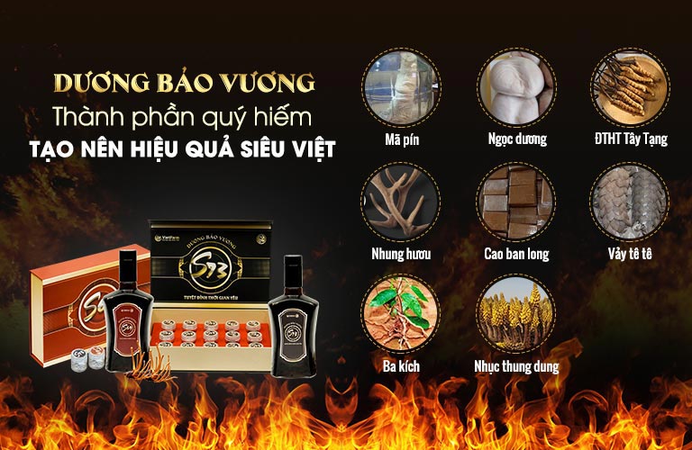 Một số thành phần quý hiếm trong bài thuốc sinh lý Dương Bảo Vương