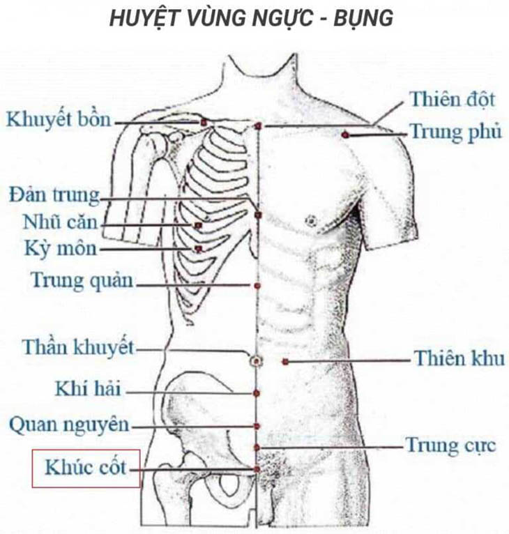 Hình ảnh huyệt khúc cốt