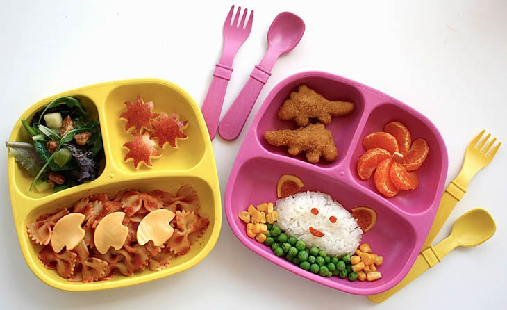Hãy chuẩn bị những món ăn ngon, đẹp mắt cho trẻ