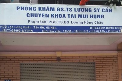 Phòng khám Tai Mũi Họng – Bác sỹ Lương Hồng Châu