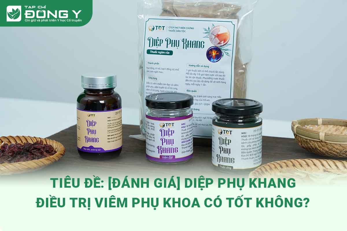 Bộ bài thuốc Diệp phụ khang