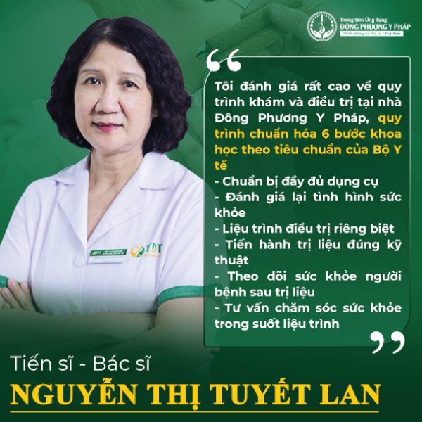 Ts. Bs. Nguyễn Thị Tuyết Lan chia sẻ về dịch vụ xoa bóp - bấm huyệt tại nhà Đông Phương Y Pháp