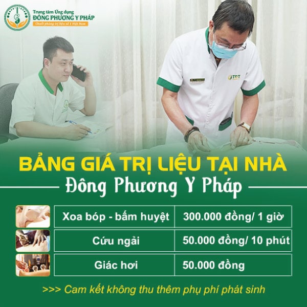 Chi phí trị liệu tại nhà Đông Phương Y Pháp được niêm yết công khai, minh bạch