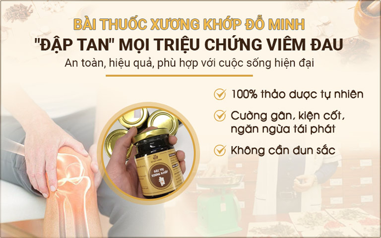 Ưu điểm thuốc trị xương khớp Đỗ Minh Đường