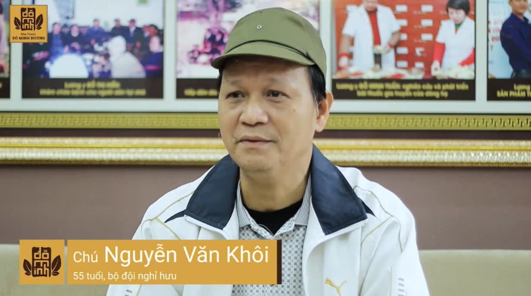 Chú Khôi phản hồi hiệu quả sau khi dùng thuốc