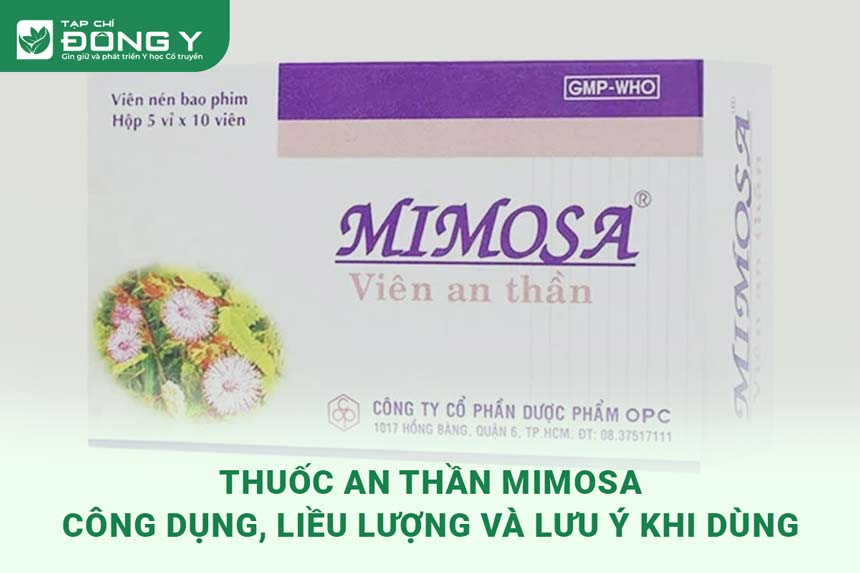 Uống Thuốc An Thần Mimosa: Hướng Dẫn Toàn Diện và Lợi Ích Từ Sản Phẩm