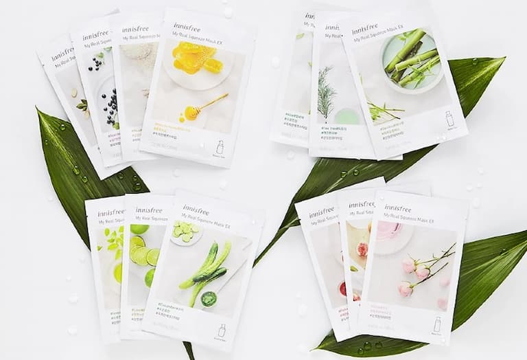 Mặt nạ giấy Innisfree My Real Squeeze Mask có tác dụng cấp ẩm sâu cho da