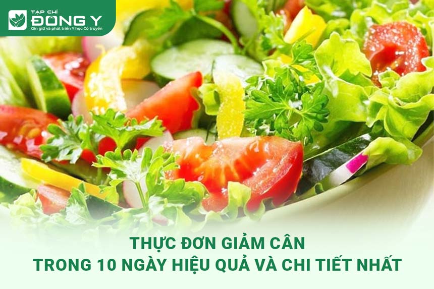 Thực Đơn Giảm Cân 10 Ngày Hiệu Quả Và Khoa Học Nhất