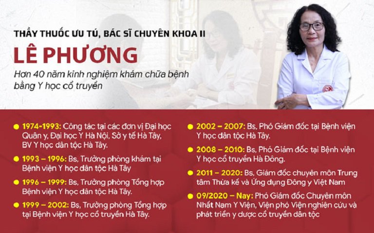 Thầy thuốc ưu tú, Bác sĩ Lê Phương là chuyên gia kỳ cựu trong lĩnh vực Y học cổ truyền