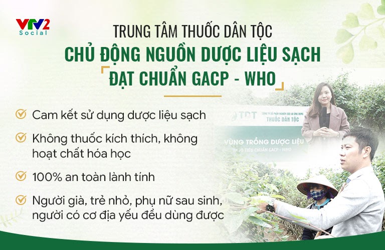 Trung tâm sử dụng hoàn toàn dược liệu chuẩn sạch tự nhiên