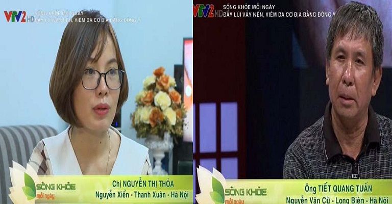 Bệnh nhân vảy nến, viêm da cơ địa chia sẻ hiệu quả điều trị trên VTV2