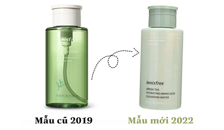 Nước tẩy trang Innisfree Green Tea Amino Cleansing Water