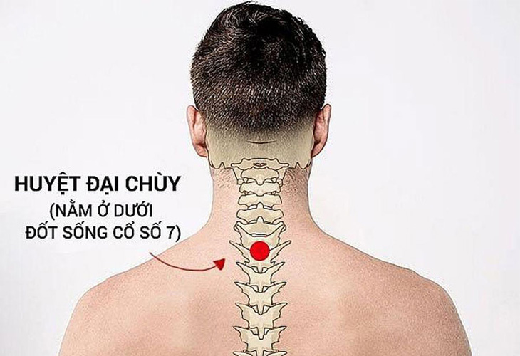 Huyệt Đại chùy có tác dụng nâng cao hệ miễn dịch