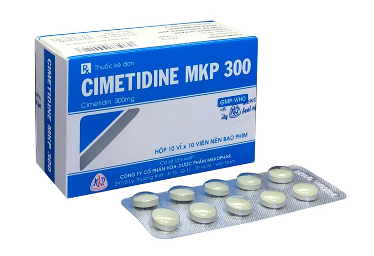 Cimetidine là thuốc kháng H2 giúp làm lành vết loét