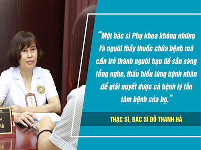 Bác sĩ Đỗ Thanh Hà chữa viêm phụ khoa: Giúp chị em thoát khỏi nỗi ám ảnh bệnh 