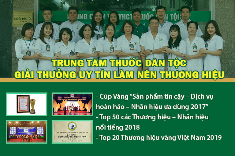 Trung tâm Thuốc dân tộc là đơn vị uy tín với nhiều giải thưởng danh giá